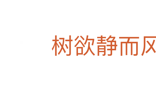 樹欲靜而風(fēng)不停
