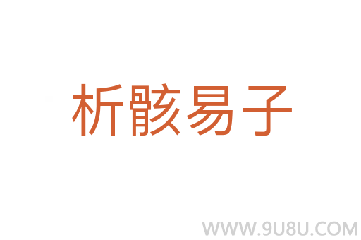 析骸易子