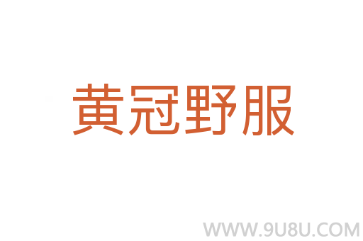 黃冠野服