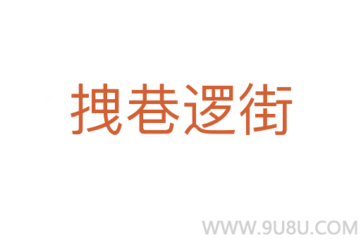 拽巷邏街
