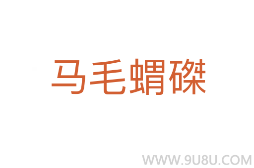 馬毛蝟磔