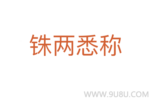 銖兩悉稱