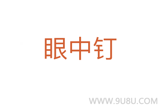 眼中釘