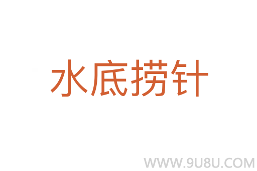 水底撈針