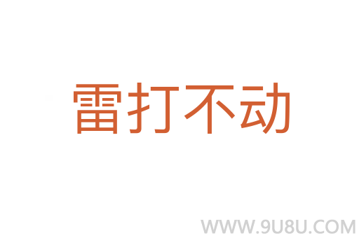 雷打不動