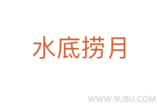 水底撈月