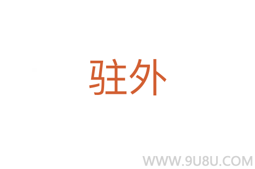 駐外