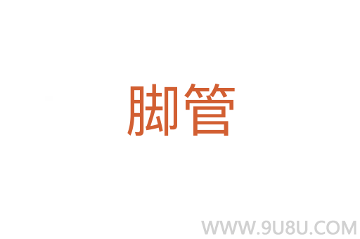 腳管