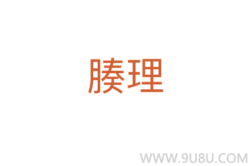 腠理