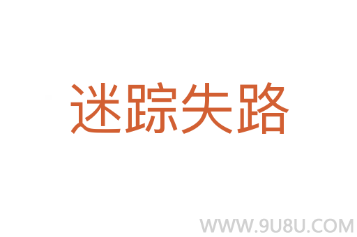 迷蹤失路