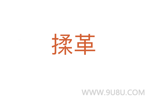 揉革