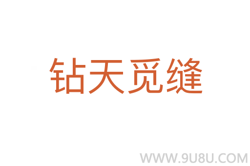 鉆天覓縫