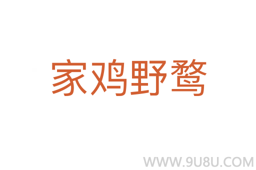 家雞野鶩
