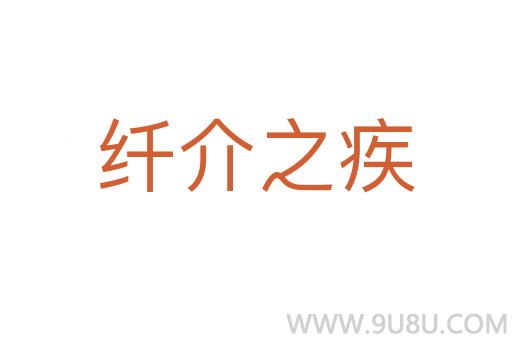 纖介之疾