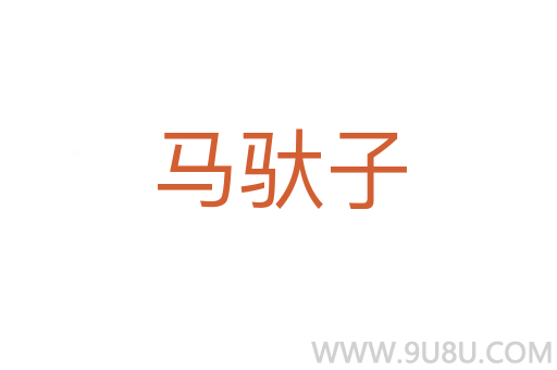 馬馱子
