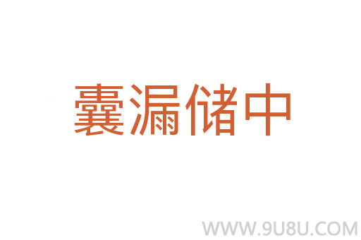 囊漏儲中
