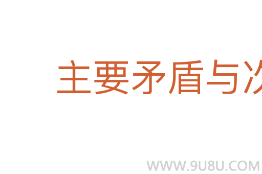 主要矛盾與次要矛盾