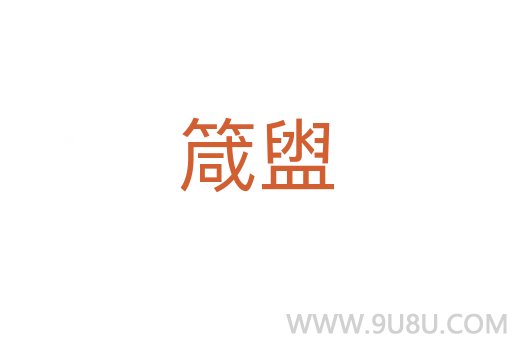 箴盥