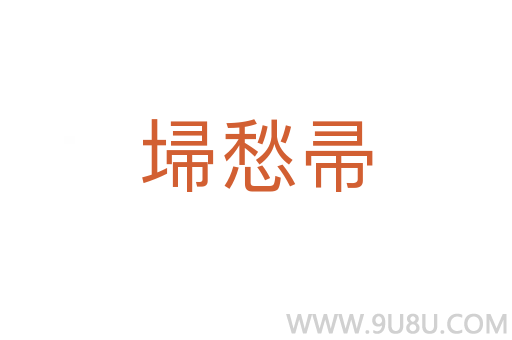 埽愁帚