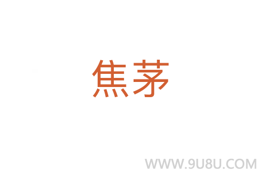 焦茅