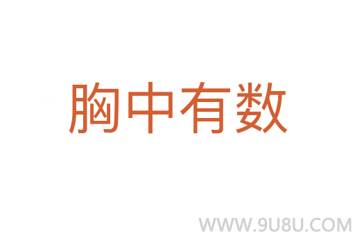胸中有數(shù)