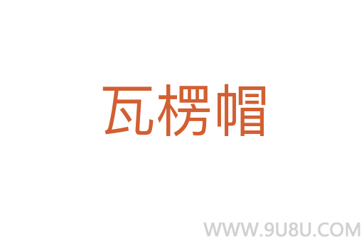 瓦楞帽