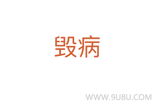 毀病