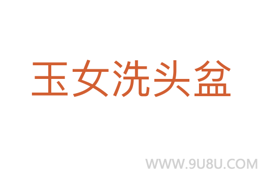 玉女洗頭盆