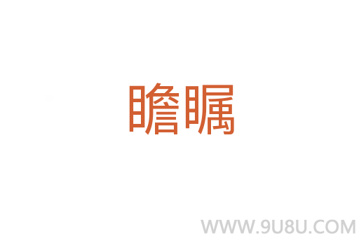 瞻矚